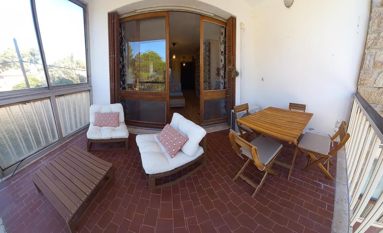 Loft Climatise "La Pinede", 50 M2, Tres Calme, 5 Mn A Pied Des Plages, Lit King Size La Seyne-sur-Mer Buitenkant foto